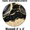 imageASPMIZ Marble Area Rug 3x5 Entryway Rug NonSlip Washable Indoor Door Mat Modern Small Throw Rugs for Kitchen Soft Faux Wool Red and Gold Rug Floor Carpet Front Door Rugs Low ProfileBlack