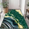 imageASPMIZ Marble Area Rug 3x5 Entryway Rug NonSlip Washable Indoor Door Mat Modern Small Throw Rugs for Kitchen Soft Faux Wool Red and Gold Rug Floor Carpet Front Door Rugs Low ProfileGreen