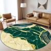 imageASPMIZ Marble Area Rug 3x5 Entryway Rug NonSlip Washable Indoor Door Mat Modern Small Throw Rugs for Kitchen Soft Faux Wool Red and Gold Rug Floor Carpet Front Door Rugs Low ProfileGreen