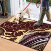 imageASPMIZ Marble Area Rug 3x5 Entryway Rug NonSlip Washable Indoor Door Mat Modern Small Throw Rugs for Kitchen Soft Faux Wool Red and Gold Rug Floor Carpet Front Door Rugs Low ProfileRed