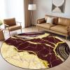imageASPMIZ Marble Area Rug 3x5 Entryway Rug NonSlip Washable Indoor Door Mat Modern Small Throw Rugs for Kitchen Soft Faux Wool Red and Gold Rug Floor Carpet Front Door Rugs Low ProfileRed