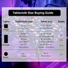 image:imageASPMIZ Halloween Tablecloth Rectangular 60 x 84 Waterproof Blacklight Spooky Pumpkin Table Cloths Washable Fluorescent Black Table Cloth UV Reactive Table Cover for Halloween Party DecorationsPumpkin
