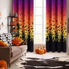 image:imageASPMIZ Halloween Curtains for Bedroom Spider Web Bat Blackout Curtains for Living Room Orange Purple Ombre Curtains 84 Inch Length 2 Panels Set Grommet Top Drapes for Halloween Party 52W x 84LPurple