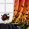 image:imageASPMIZ Halloween Curtains for Bedroom Spider Web Bat Blackout Curtains for Living Room Orange Purple Ombre Curtains 84 Inch Length 2 Panels Set Grommet Top Drapes for Halloween Party 52W x 84LPurple