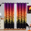image:imageASPMIZ Halloween Curtains for Bedroom Spider Web Bat Blackout Curtains for Living Room Orange Purple Ombre Curtains 84 Inch Length 2 Panels Set Grommet Top Drapes for Halloween Party 52W x 84LPurple